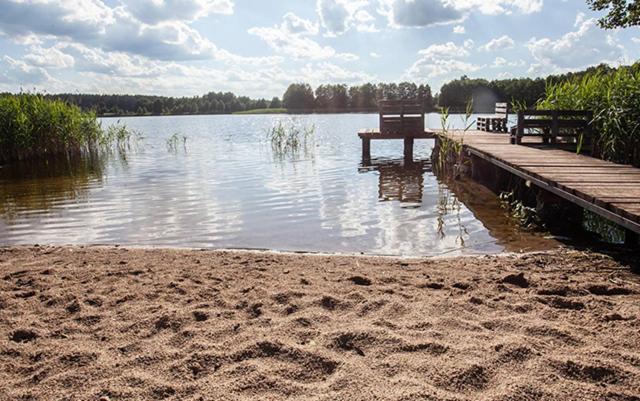 Domwigierski Pl -Jeziorki -Gr- Comfort-Ferienhaus-Polen - Wlasna Linia Brzegowa I Sauna Wysoki Most  외부 사진
