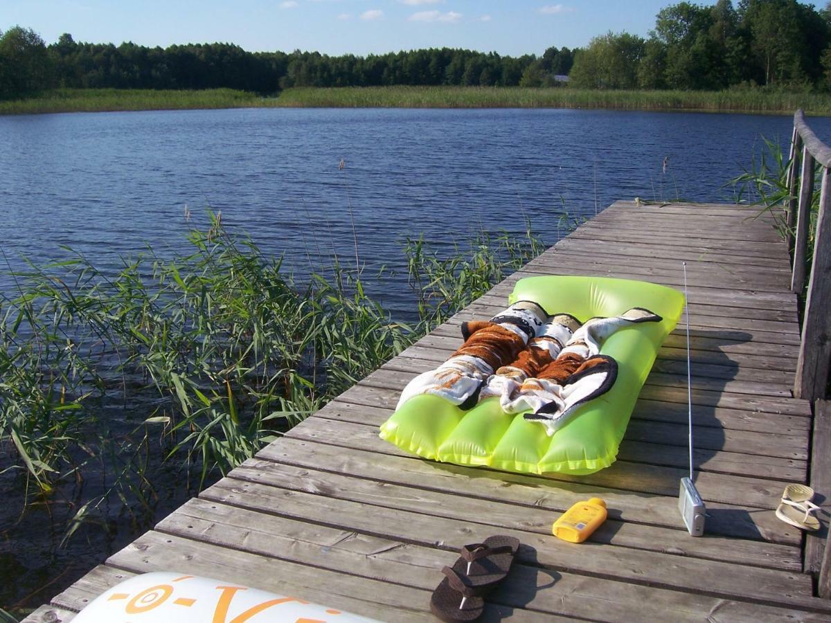 Domwigierski Pl -Jeziorki -Gr- Comfort-Ferienhaus-Polen - Wlasna Linia Brzegowa I Sauna Wysoki Most  외부 사진