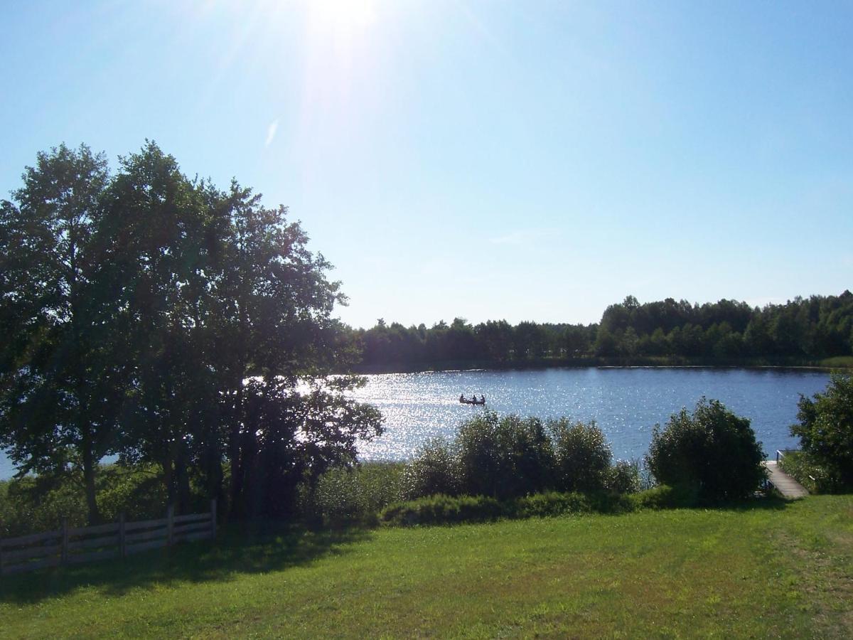 Domwigierski Pl -Jeziorki -Gr- Comfort-Ferienhaus-Polen - Wlasna Linia Brzegowa I Sauna Wysoki Most  객실 사진